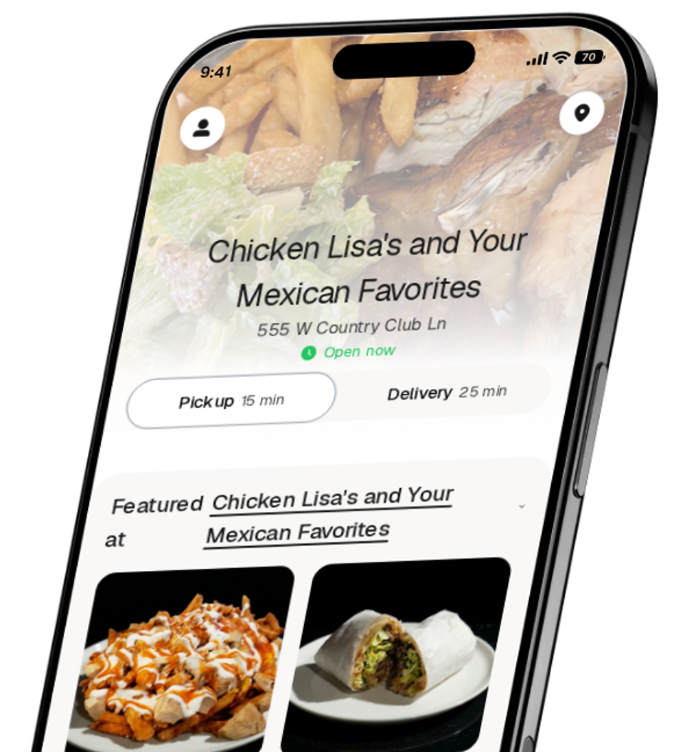 Chicken Lisa's and Your Mexican Favorites app preview